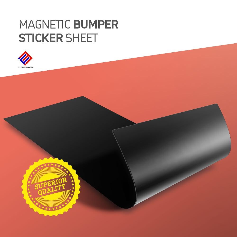 Flexible Vinyl Magnet Sheeting Roll-Super Strong,Many Sizes &Thickness-  Commercial Inkjet Printable(2 ft x 3 ft x 30 mil) 